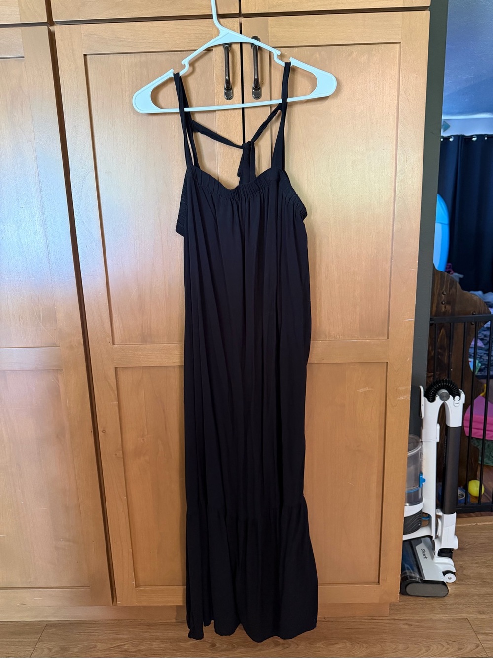 Old Navy Black Maxi Dress with Straps